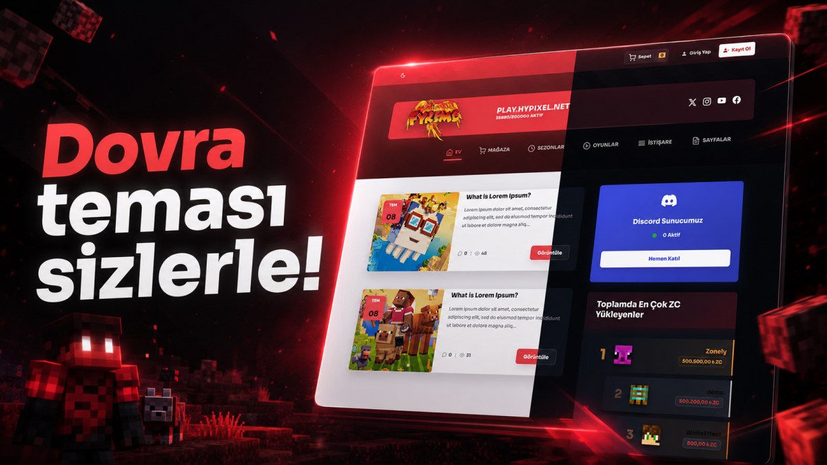 Yeni Website Teması: Dovra